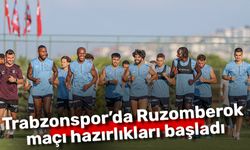Trabzonspor’da Ruzomberok maçı hazırlıkları başladı