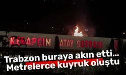 Trabzon buraya akın etti… Metrelerce kuyruk oluştu…