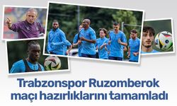 Trabzonspor Ruzomberok maçı hazırlıklarını tamamladı