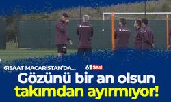 Trabzonspor’da İhsan Derelioğlu gözünü bir an olsun takımdan ayırmıyor