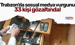 Trabzon'da sosyal medya vurgunu... 33 kişi gözaltında!