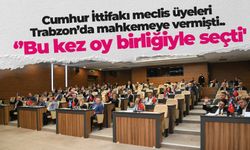 Cumhur İttifakı meclis üyeleri Trabzon’da mahkemeye vermişti..  'Bu kez oy birliğiyle seçti'