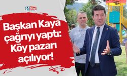 Başkan Kaya çağrıyı yaptı: Köy pazarı açılıyor!