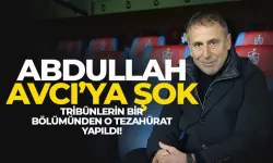 Trabzonspor'da Abdullah Avcı'ya tribünlerin bir kısmından şok!