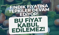 Trabzon'da fındık fiyatına tepkiler devam ediyor: Bu fiyat kabul edilemez...