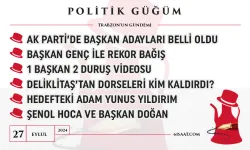 Politik Güğüm - 27 Eylül 2024