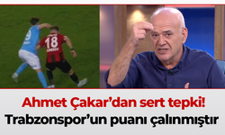 Ahmet Çakar’dan sert tepki! Trabzonspor’un puanı çalınmıştır