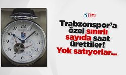 Trabzonspor'a özel sınırlı saat ürettiler! Yok sattılar