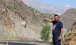 Oltu - Artvin karayolu heyelan nedeni ile 3 gündür kapalı