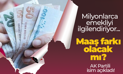 Milyonlarca emekliyi ilgilendiriyor... Maaş farkı olacak mı? AK Partili isim açıkladı!