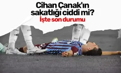 Trabzonspor'da Cihan Çanak'ın sakatlığı ciddi mi? İşte son durumu...