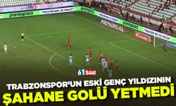 Trabzonspor'un eski genç yıldızının şahane golü yetmedi