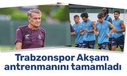 Trabzonspor Akşam antrenmanını tamamladı