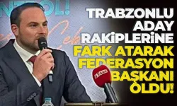 Trabzonlu aday Mesut Çebi, rakiplerine fark atarak Federasyon Başkanı oldu!