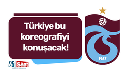 Türkiye bu koreografiyi konuşacak! Trabzonspor taraftarları harekete geçti