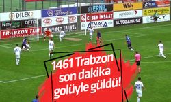 1461 Trabzon son dakika golüyle güldü!