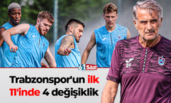 Şenol Güneş kararını verdi! Trabzonspor'un ilk 11'inde 4 değişiklik