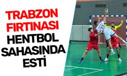 TRABZON FIRTINASI HENTBOL SAHASINDA ESTİ