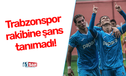 Trabzonspor rakibine şans tanımadı!