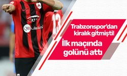 Trabzonspor’dan kiralık gitmişti! İlk maçında golünü attı