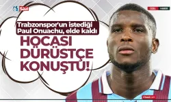 Trabzonspor'un istediği Paul Onuachu, elde kalınca hocası dürüstçe konuştu...