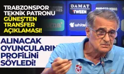 Trabzonspor teknik direktörü Şenol Güneş’ten transfer açıklaması geldi.