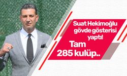 Suat Hekimoğlu gövde gösterisi yaptı! Tam 285 kulüp..