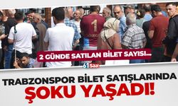 Trabzonspor bilet satışlarında şoku yaşadı