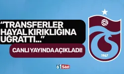 Canlı yayında açıkladı! "Transferler bizi hayal kırıklığına uğrattı"