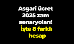 Asgari ücret 2025 zam senaryoları! İşte 8 farklı hesap