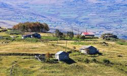 Trabzon'da tarihi kervan yolundaki "Ağaçbaşı Turbalığı"nda sonbahar