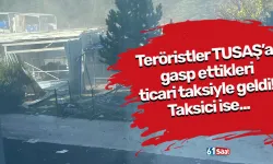 Teröristler TUSAŞ’a gasp ettikleri ticari taksiyle geldi! Taksici ise...