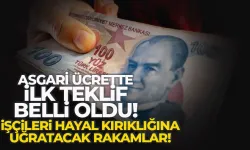 işçileri hayal kırıklığına uğratan Asgari Ücret teklifi...