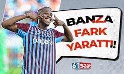 Trabzonspor'da Banza rakip savunmaların dengesini bozuyor