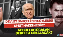 Devlet Bahçeli'nin söylediği 'umut hakkı' nedir? Abdullah Öcalan serbest mi kalacak?