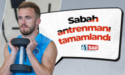 Trabzonspor'da sabah antrenmanı tamamlandı