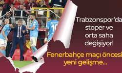 Trabzonspor’da stoper ve orta saha değişiyor! Fenerbahçe maçı öncesi yeni gelişme…