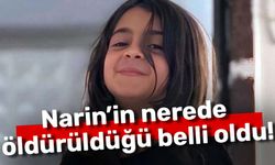 Narin’in nerede öldürüldüğü belli oldu!