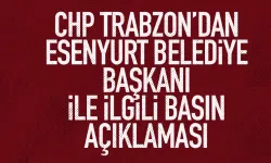 CHP Trabzon'dan Ahmet Özer'in tutuklanması ile ilgili basın açıklaması!