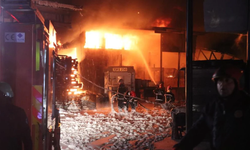 Sakarya'da fabrika yangını! Alevler iş yerlerine de sıçradı