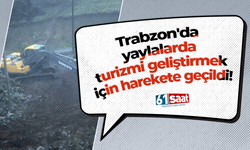 Trabzon'da yaylalarda turizmi geliştirmek için harekete geçildi!