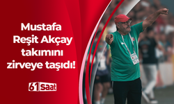 Mustafa Reşit Akçay takımını zirveye taşıdı!