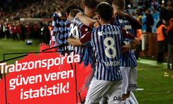 Trabzonspor'da güven veren istatistik!