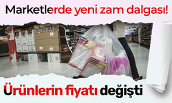 Marketlerde yeni zam dalgası! Ürünlerin fiyatı değişti