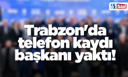 Trabzon'da telefon kaydı başkanı yaktı!