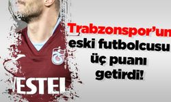 Trabzonspor’un eski futbolcusu üç puanı getirdi!