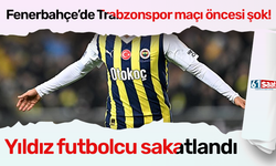 Fenerbahçe'de Trabzonspor maçı öncesi şok! Yıldız futbolcu sakatlandı