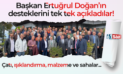 Başkan Doğan’ın verdiği destekleri tek tek açıkladı! Çatı, ışıklandırma, malzeme desteği ve sahalar...