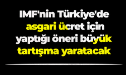 IMF'nin Türkiye'de asgari ücret için yaptığı öneri büyük tartışma yaratacak