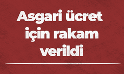 Asgari ücret için rakam verildi